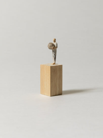 Olectronica Wooden Statuette - Natural