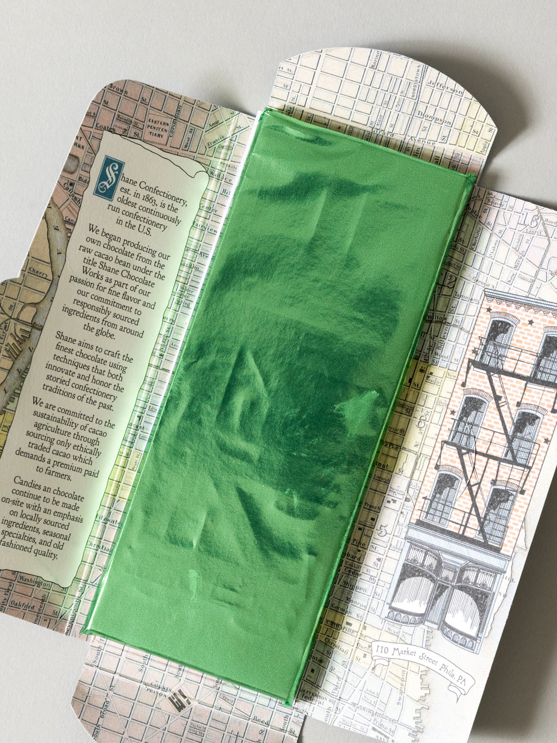 rikumo x Shane Confectionery Matcha Chocolate Bar, 1.87 oz