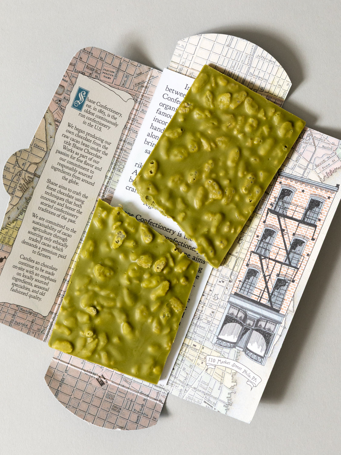 rikumo x Shane Confectionery Matcha Chocolate Bar, 1.87 oz