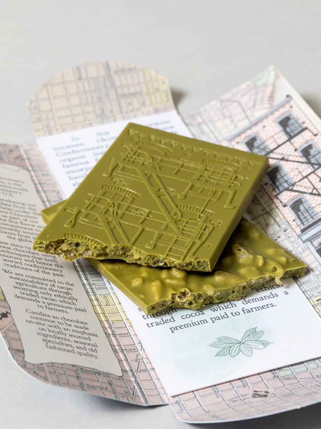 rikumo x Shane Confectionery Matcha Chocolate Bar, 1.87 oz