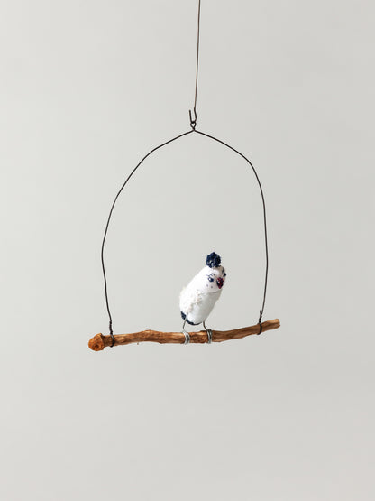 Roost Wire Bird Mobile - Blue Owl