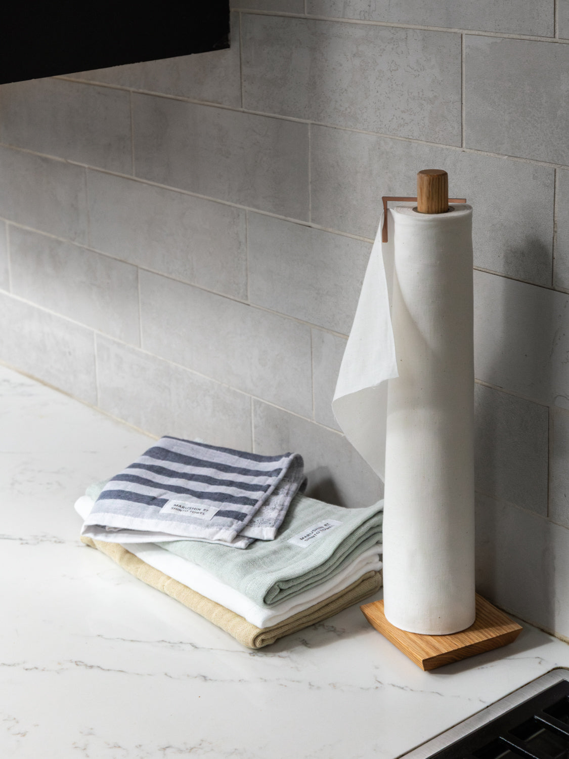 SA SA SA  Sarashi Roll Stand - Oak