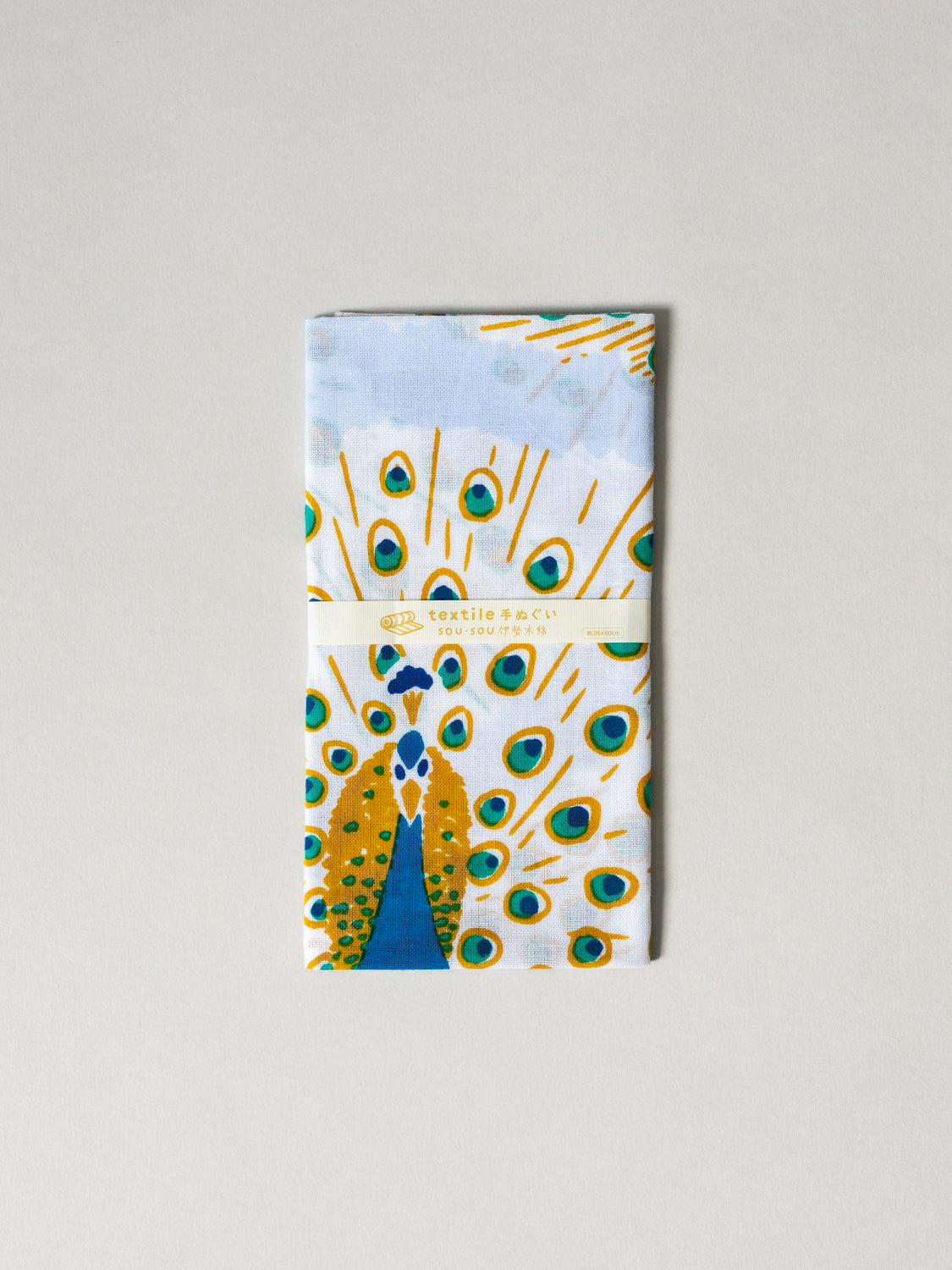 SOU•SOU Tenugui - Peacock