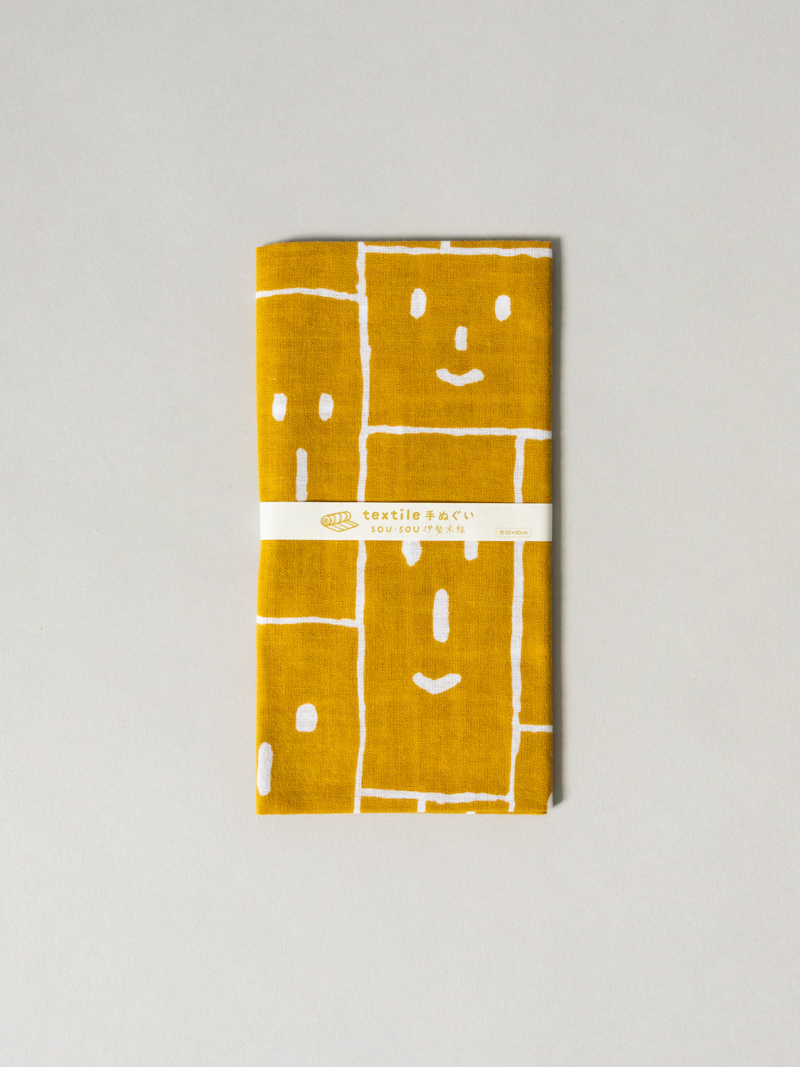 SOU•SOU Tenugui - Smiling Faces