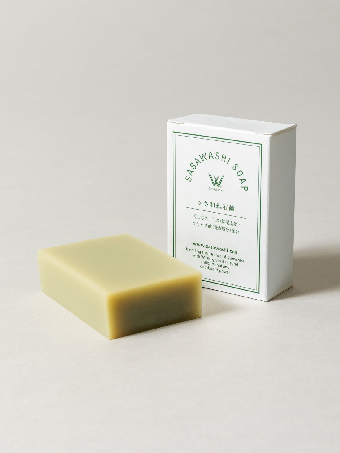 Sasawashi Bamboo & Olive Oil Soap