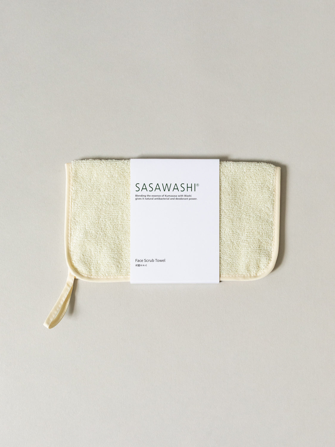 Sasawashi Face Scrub Towel