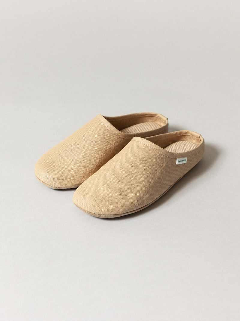 Sasawashi Room Shoes, Camel