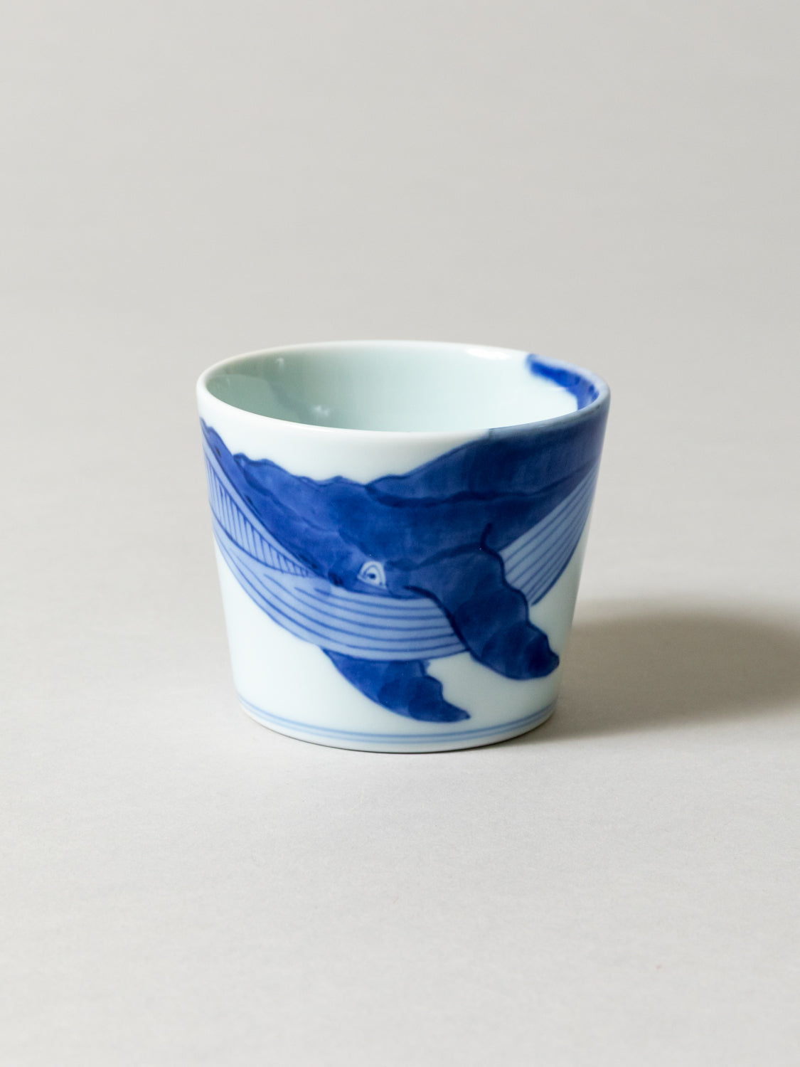 Sometsuke Choko Cup  -  Fin Whale