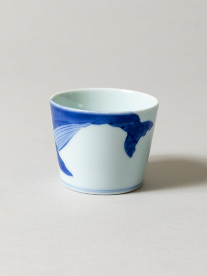 Sometsuke Choko Cup  -  Fin Whale