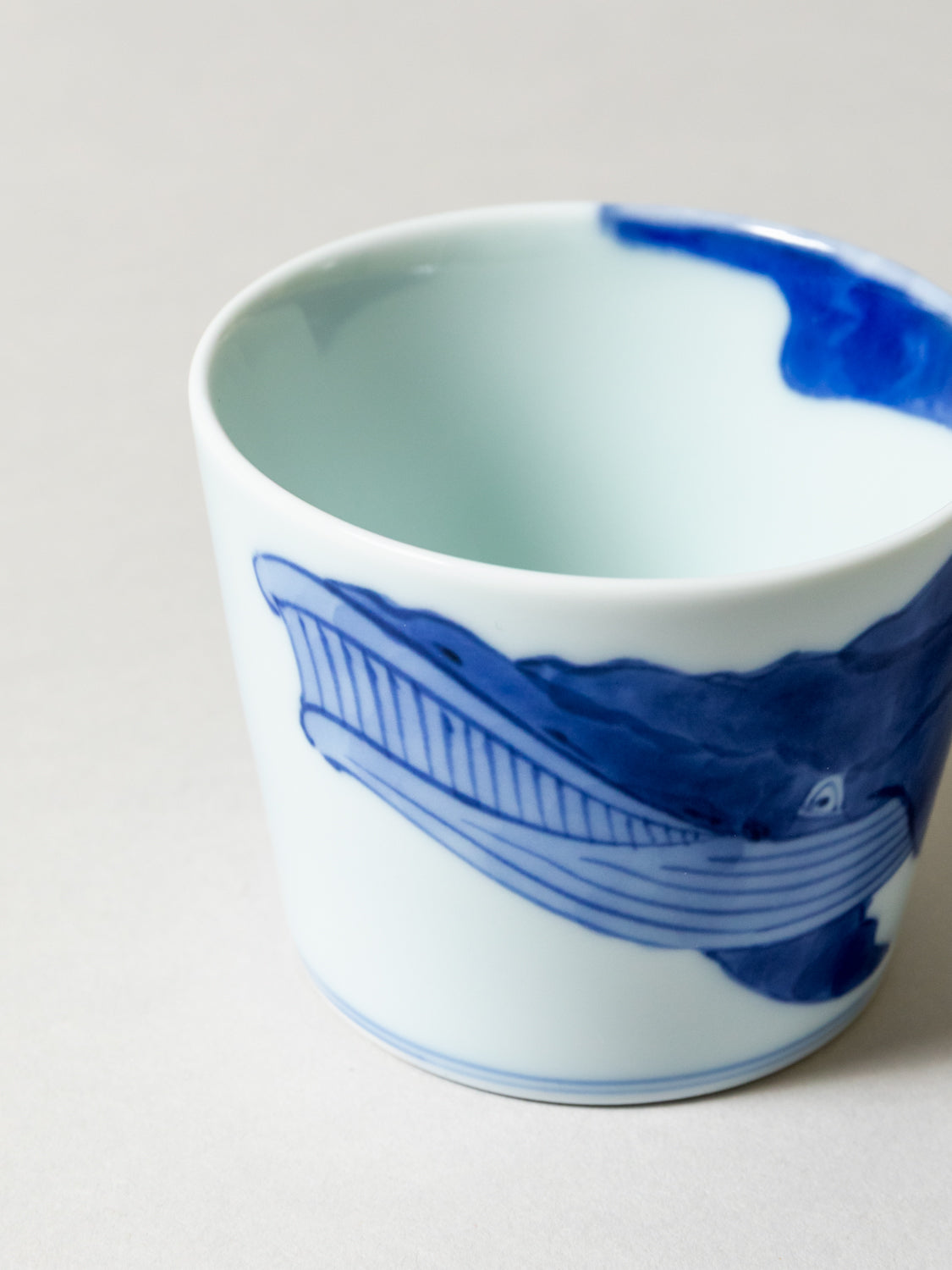 Sometsuke Choko Cup  -  Fin Whale