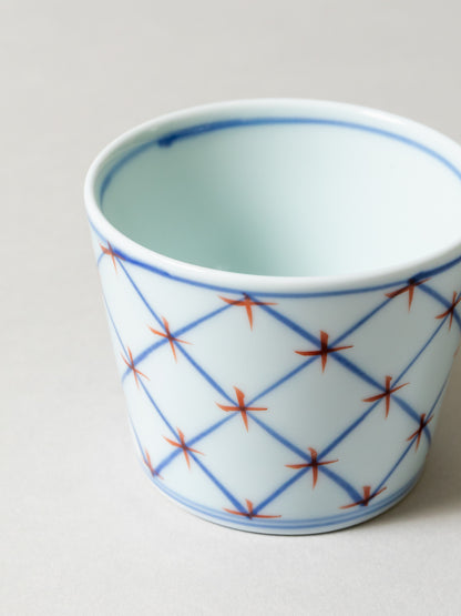 Somenishiki Choko Cup  - Four-Petal Flower