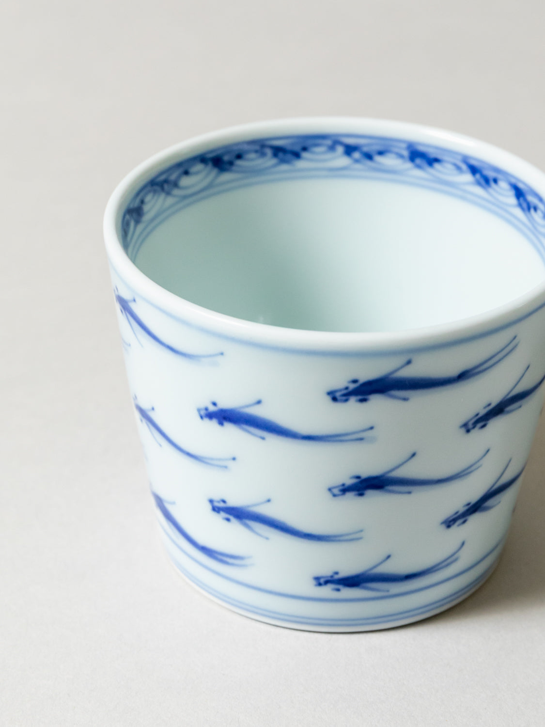 Sometsuke Choko Cup  -  Medaka Fish