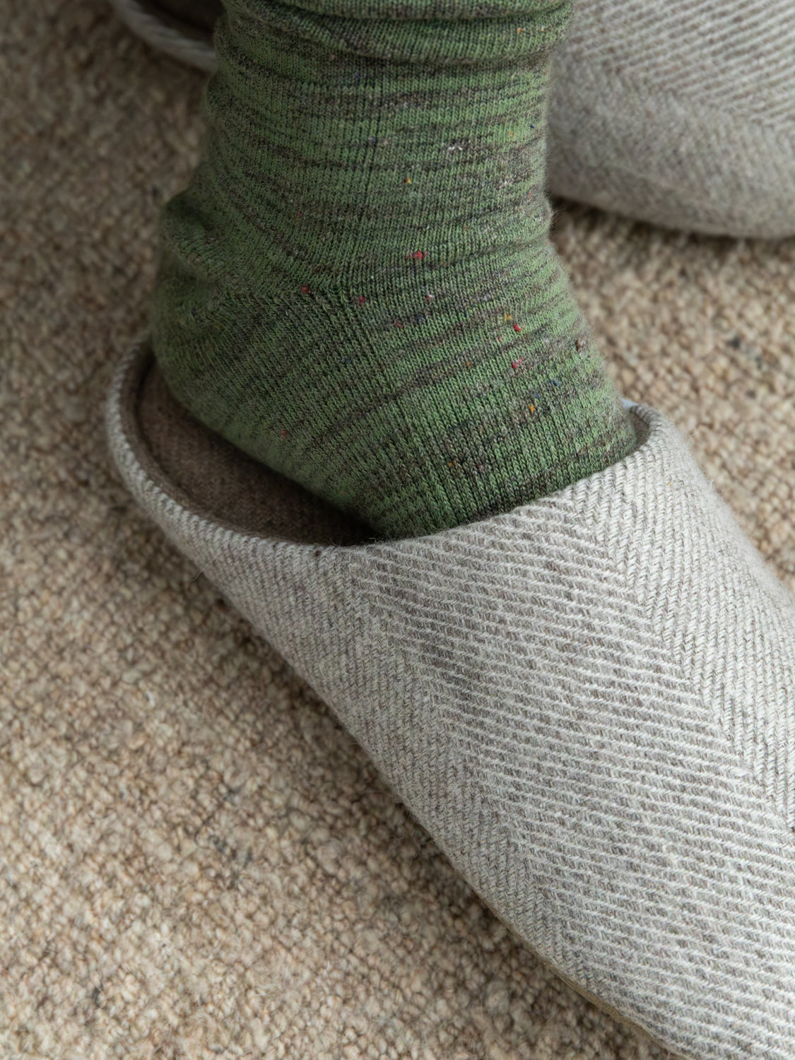 Shetland Wool Lined Home Shoes