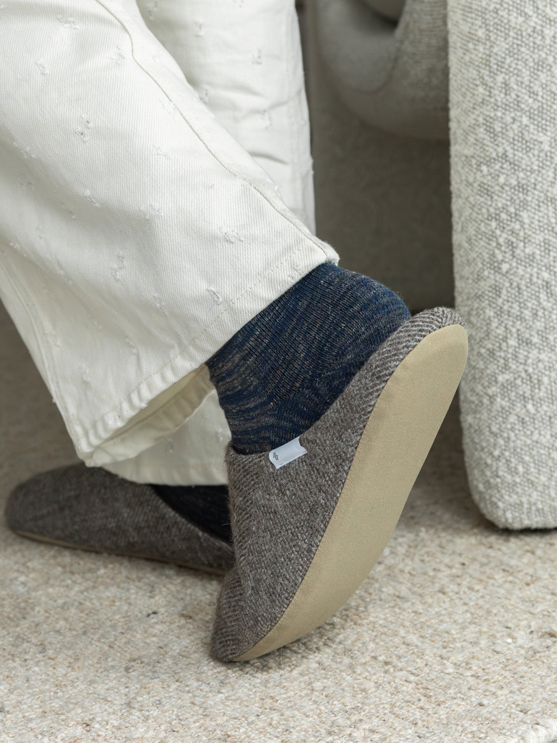 Shetland Wool Lined Home Shoes