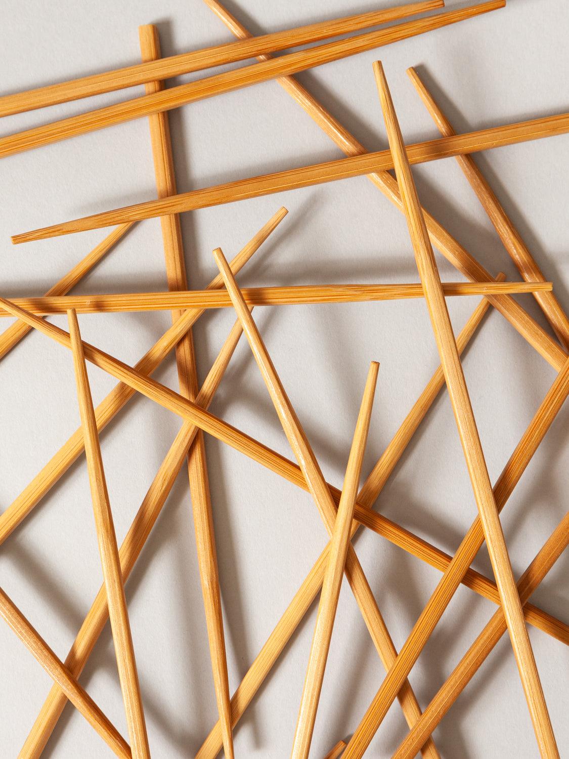 Susu Bamboo Chopstick Set - Natural, Pack of 10 - Rikumo