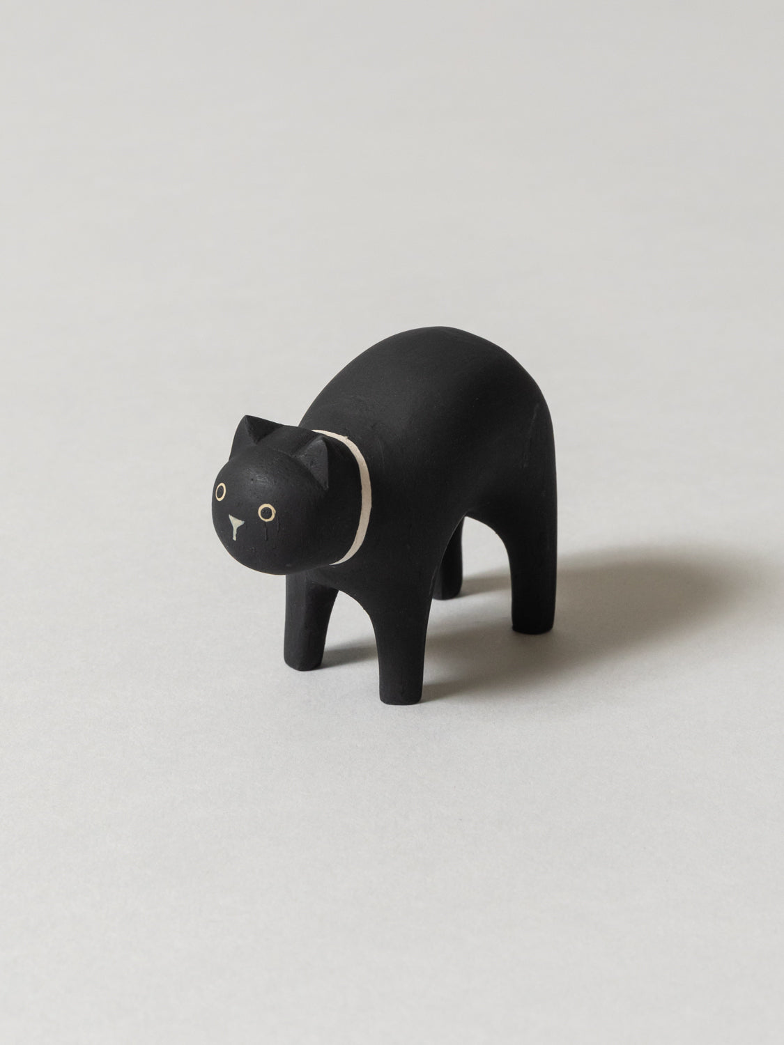 Wooden Animal - Black Cat