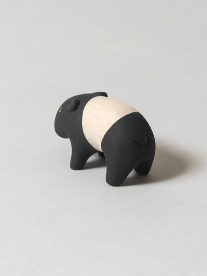 Wooden Animal - Malayan Tapir