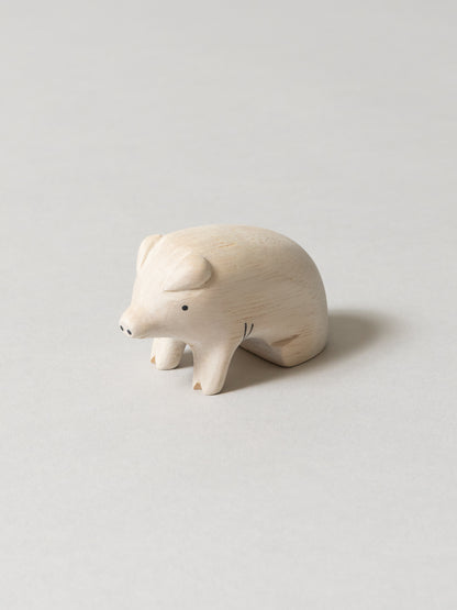 Wooden Animal - Pig