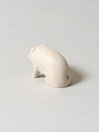 Wooden Animal - Pig