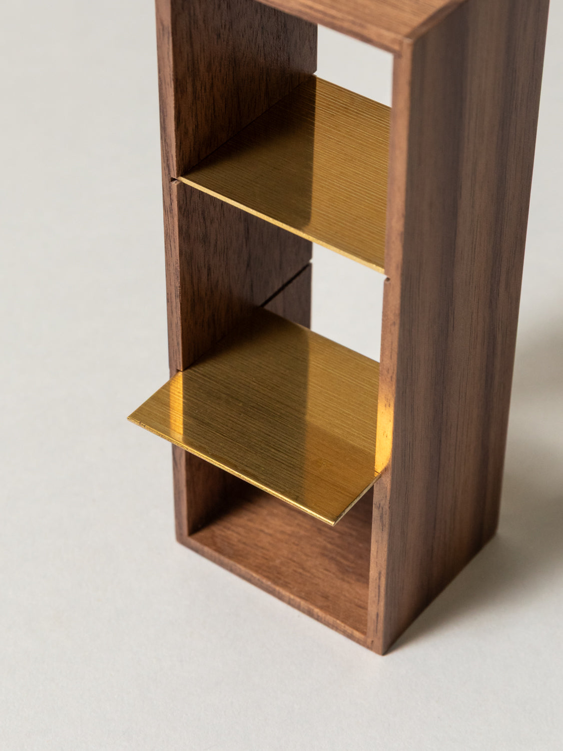 Walnut Display Box for 3 Sola Cubes