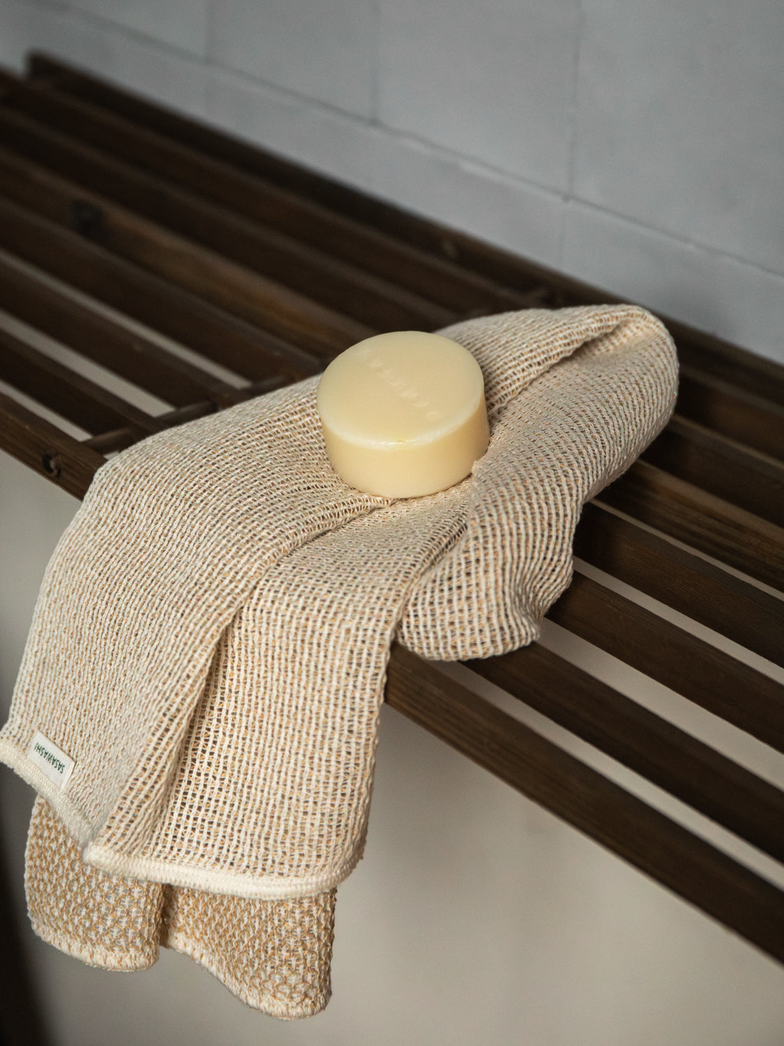 Sasawashi Mesh Body Scrub Towel