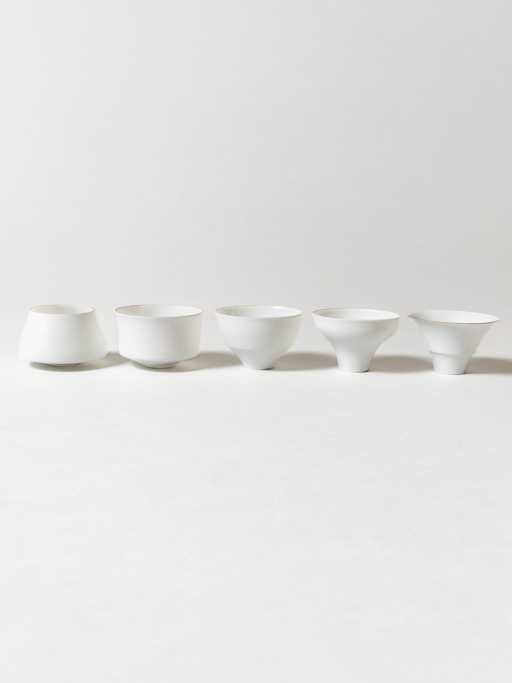 Egg Shell Sake Cups  - Set of 5