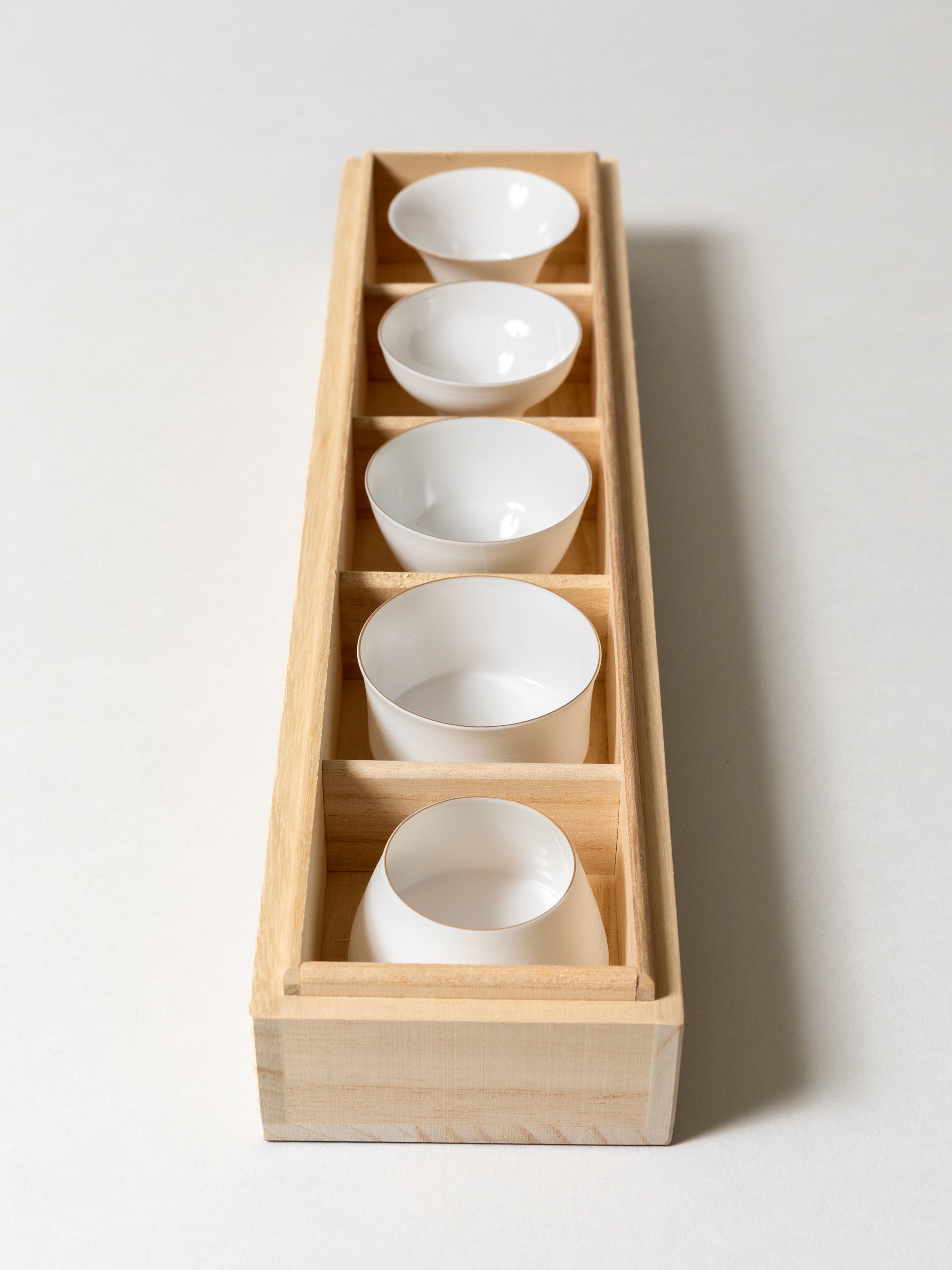 Egg Shell Sake Cups  - Set of 5