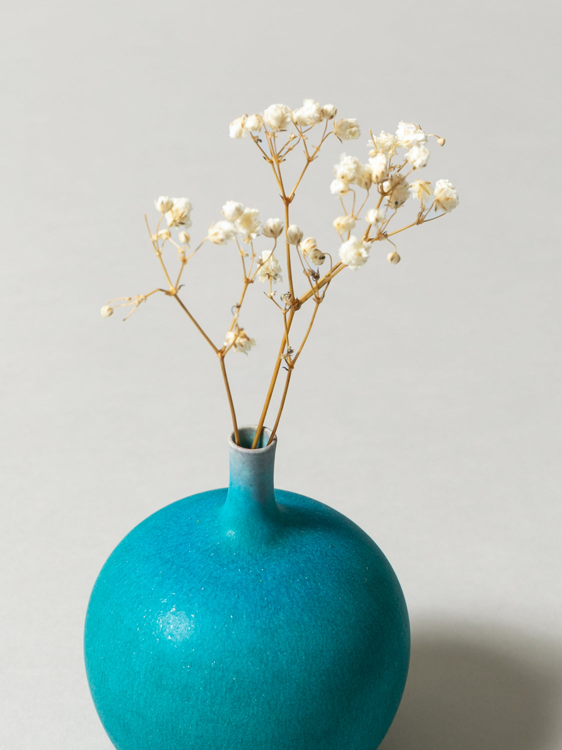 Vase and Dried Flower - Blue Jasper × Baby's-Breath