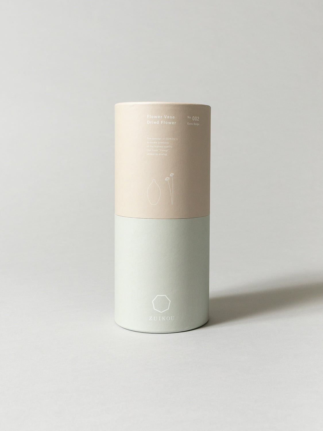 Vase and Dried Flower -  Ecru Beige × Starflower