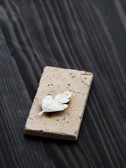 HA KO Paper Incense - Wooden Box Set of 6 With Incense Mat and Dish