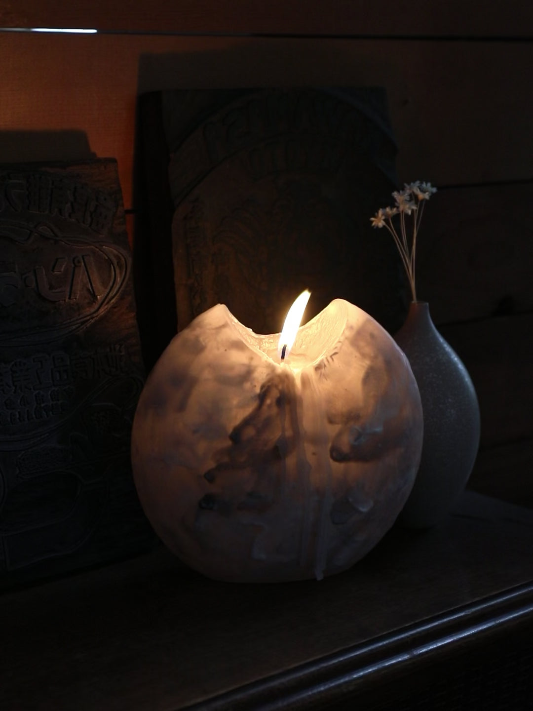 Moon Light Candle