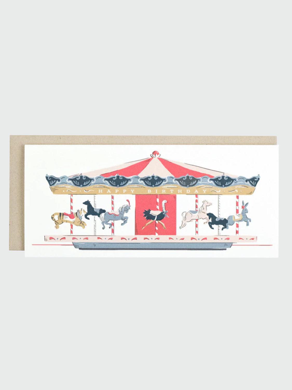 Greeting Card - Birthday Carousel