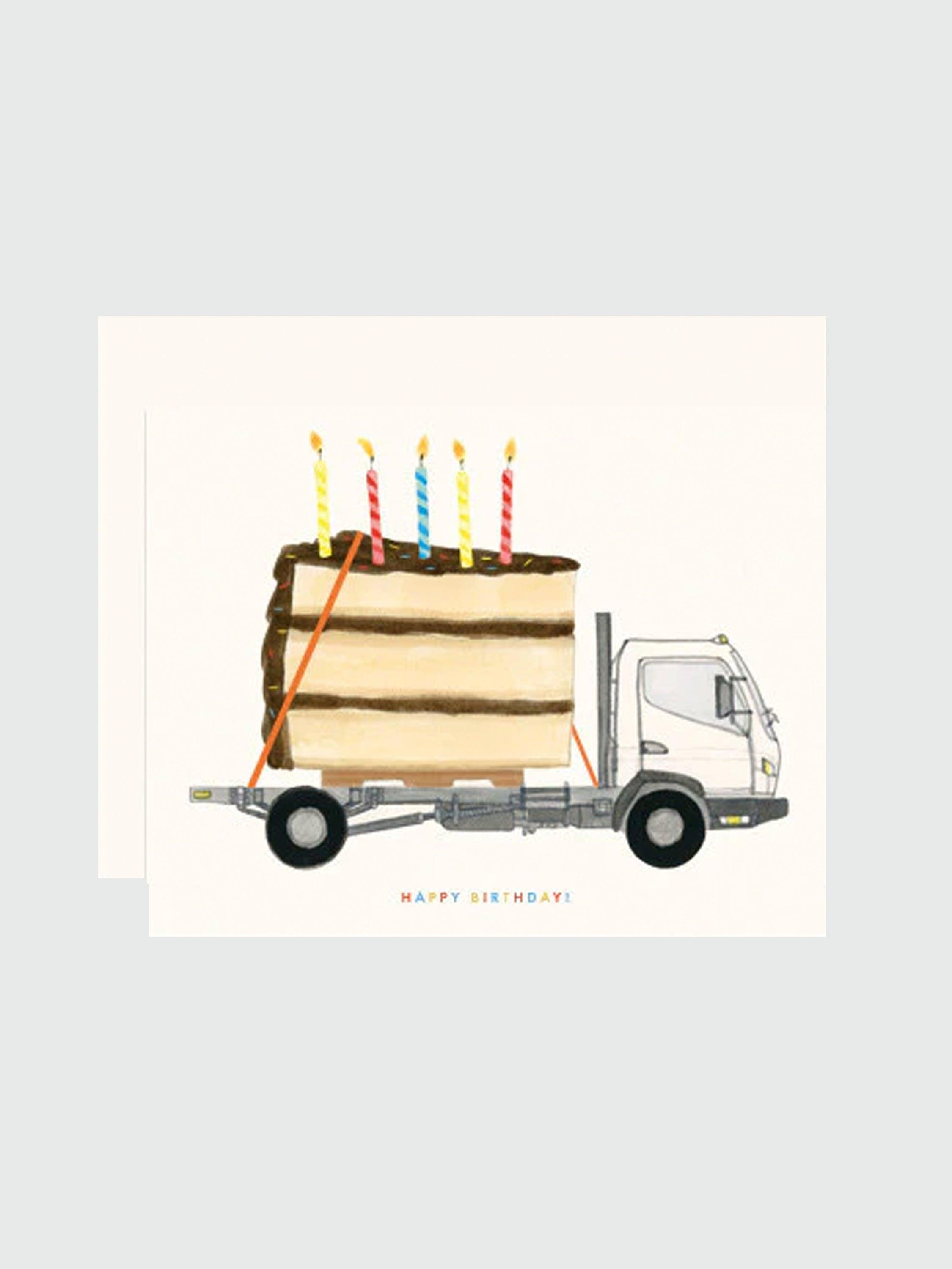 Greeting Card - Happy Birthday Big Slice of Cake - Rikumo