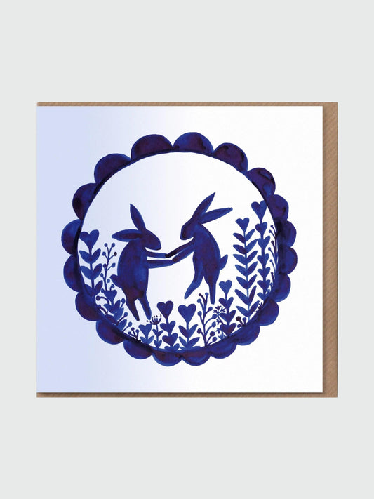 Greeting Card - Dancing Hearts - Rikumo