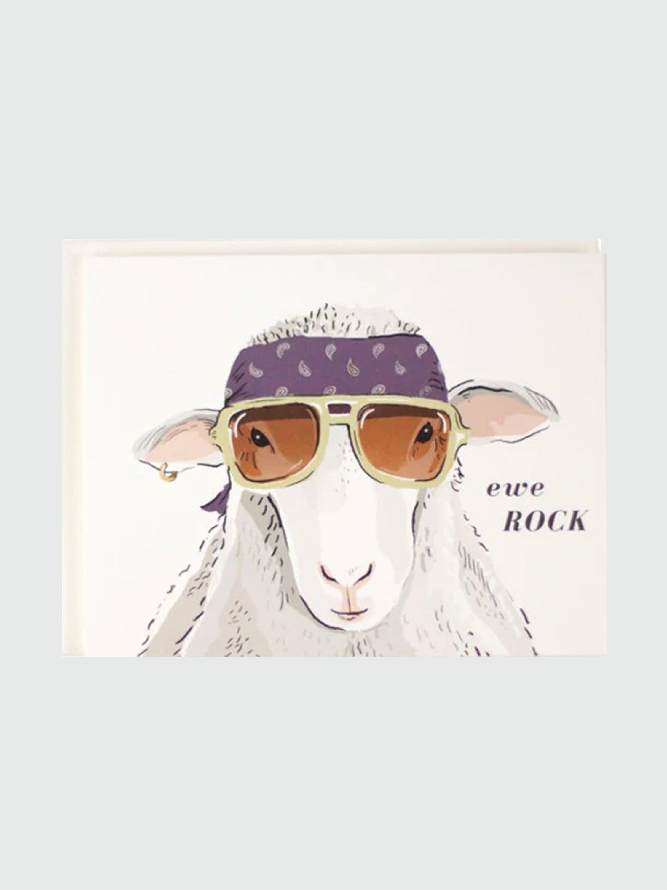 Greeting Card - Ewe Rock