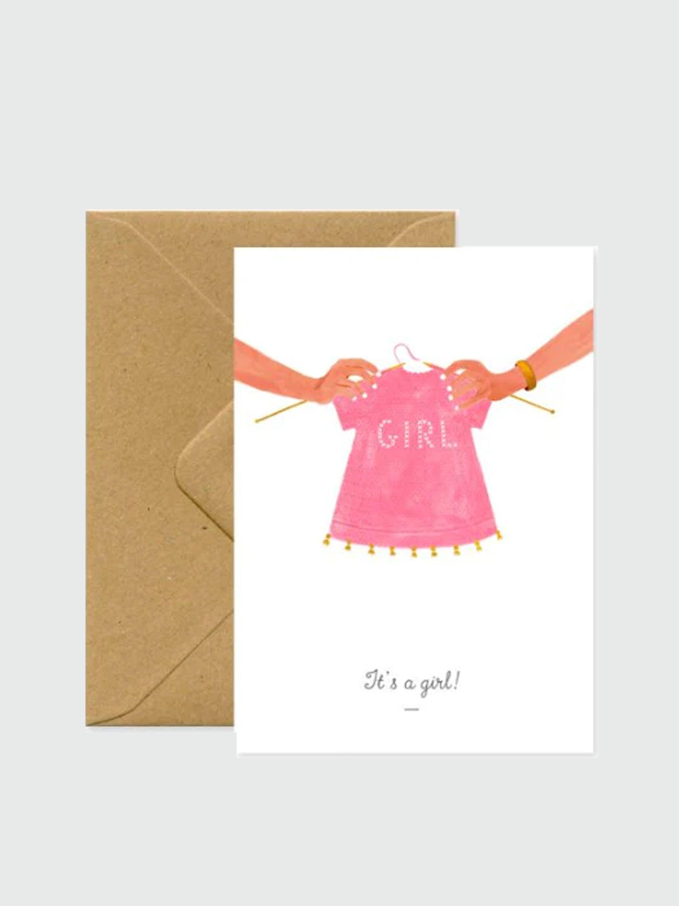 Greeting Card - It's A Girl! - Rikumo