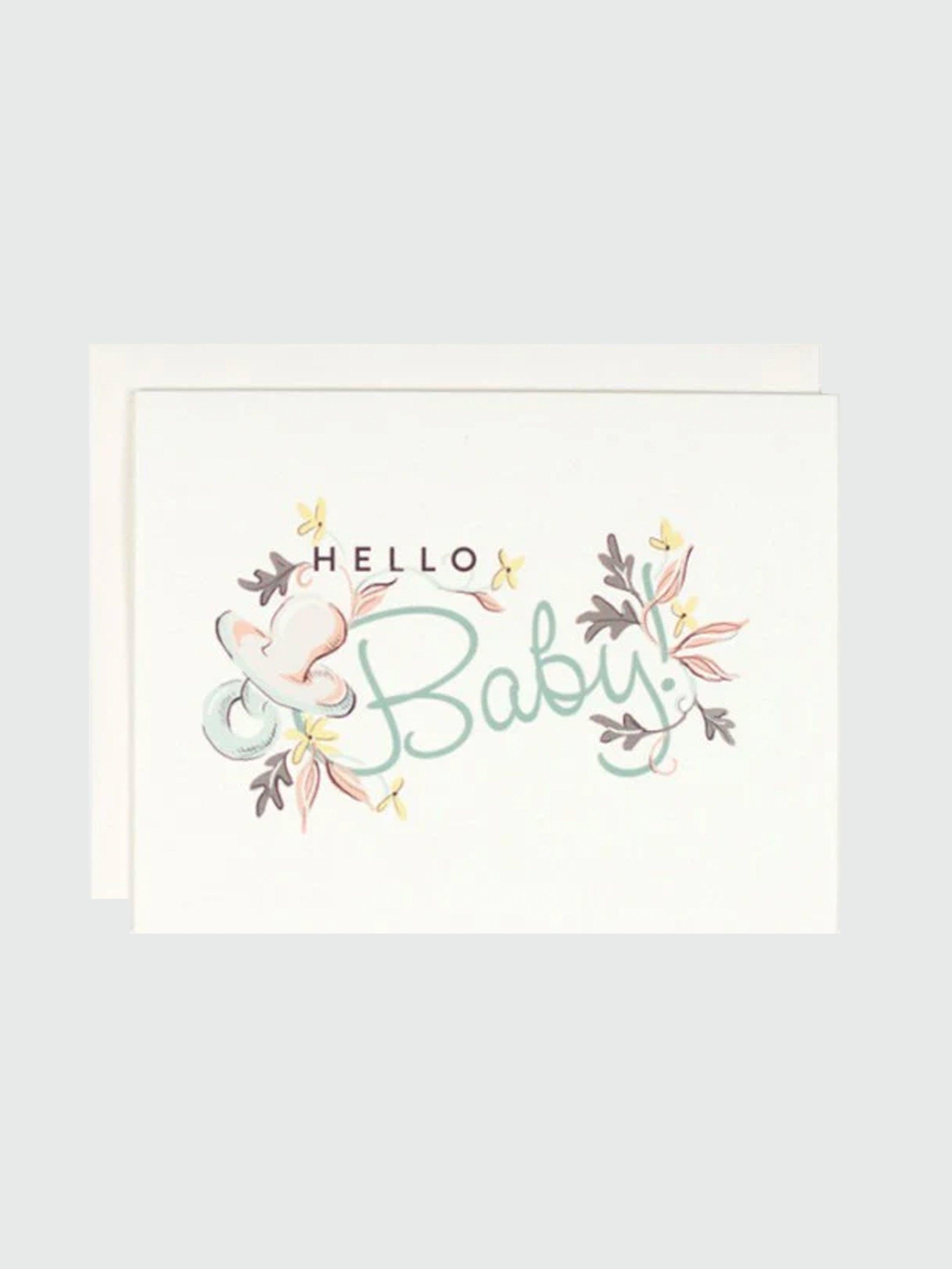 Greeting Card - Hello Baby - Rikumo