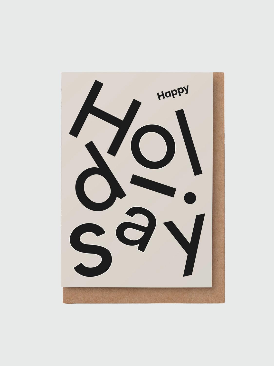 Greeting Card - Happy Holidays, Pack of 6