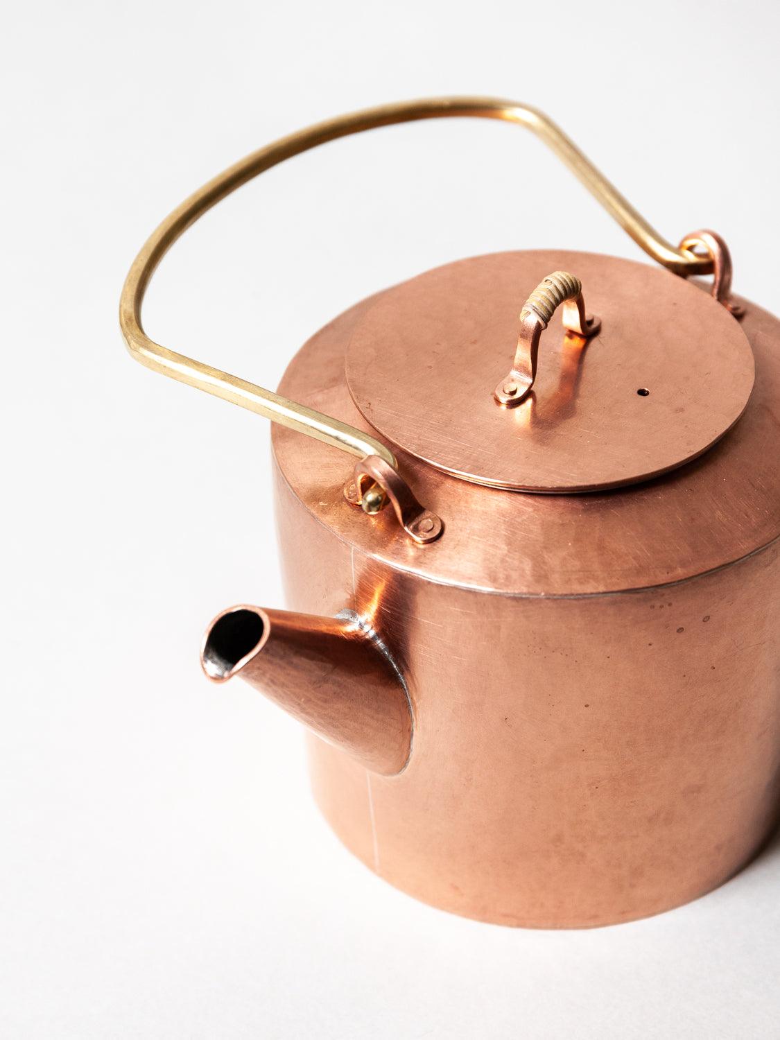 Copper Tea Pot with Wooden Handle — The Nopo