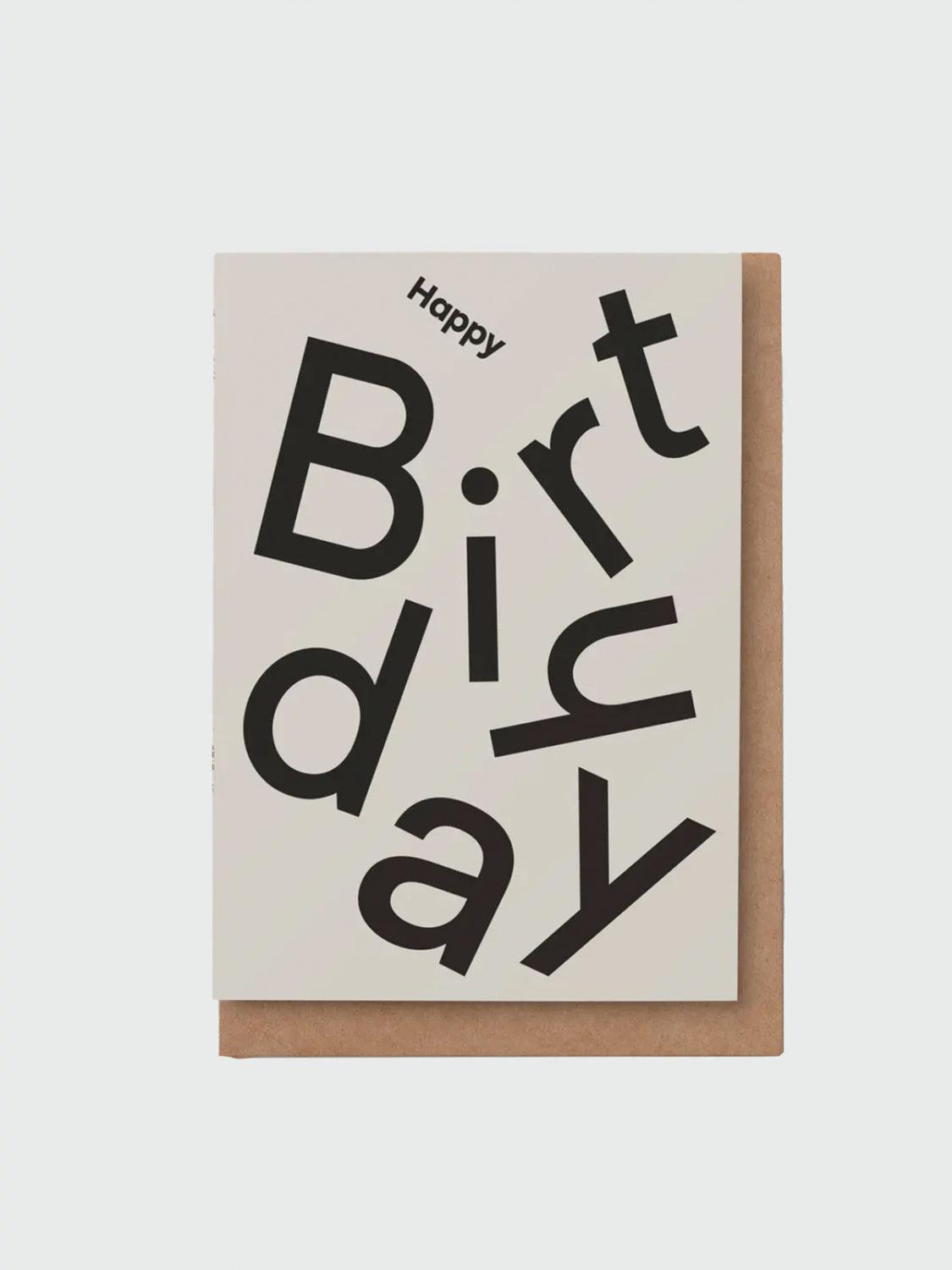 Greeting Card - Happy Birthday Type
