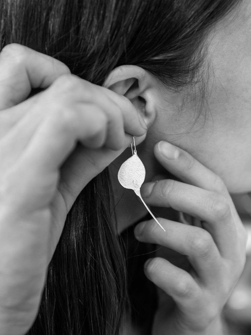 calla lily headpiece