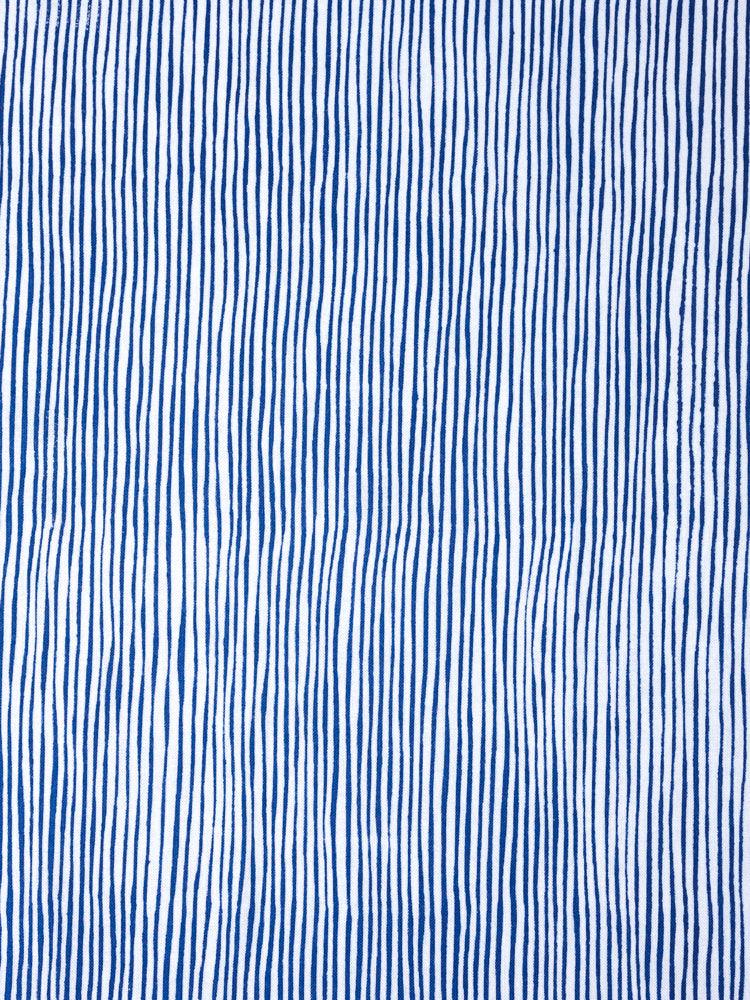 Kamawanu Tenugui - Wavy Blue Stripes