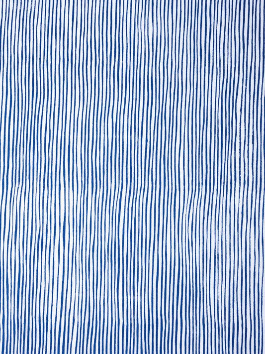 Kamawanu Tenugui - Wavy Blue Stripes