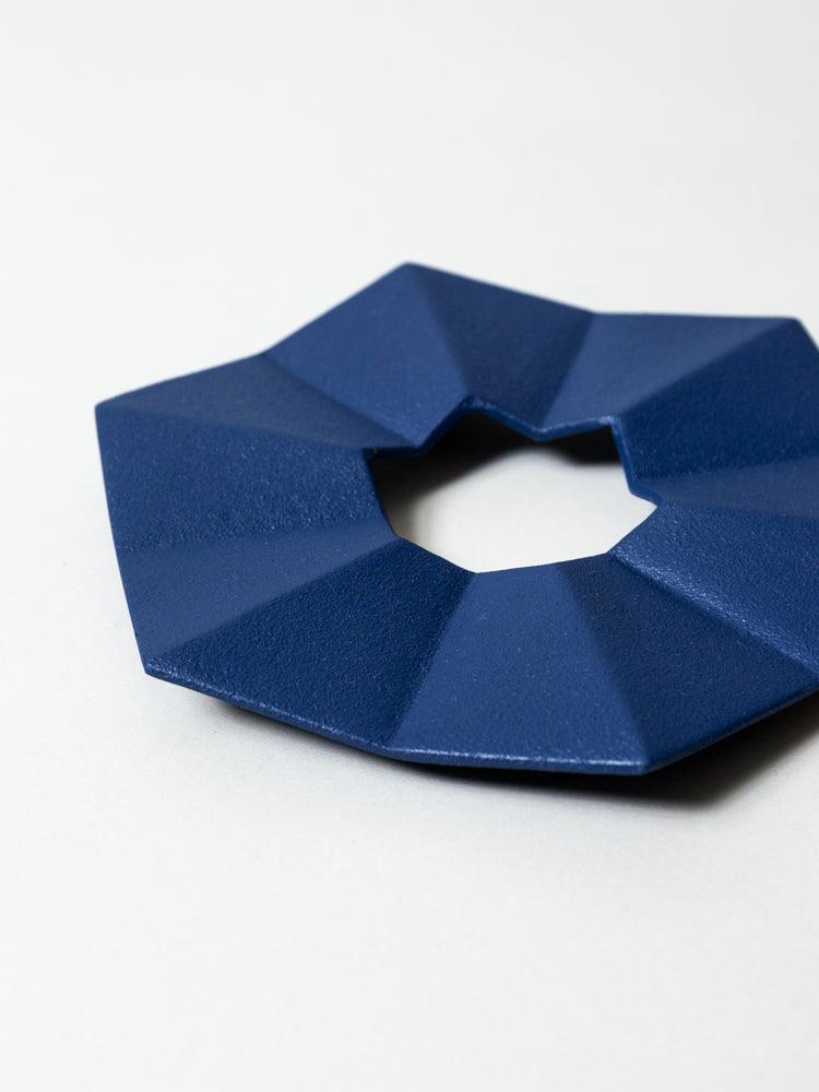 Iwachu Cast Iron Trivet - Origami Blue