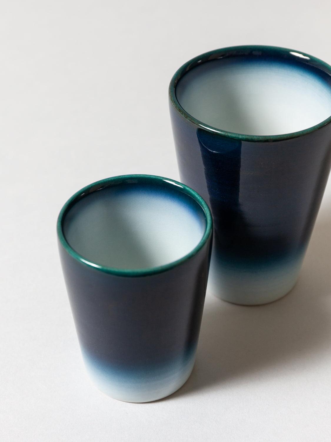 Tobe-Yaki Ceramic Cup - Aoumi