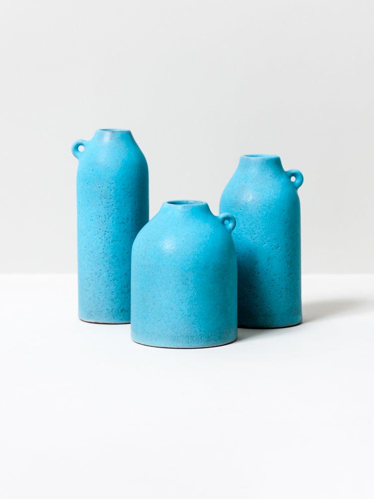 Tanaka Turquoise Vase - Short - Rikumo