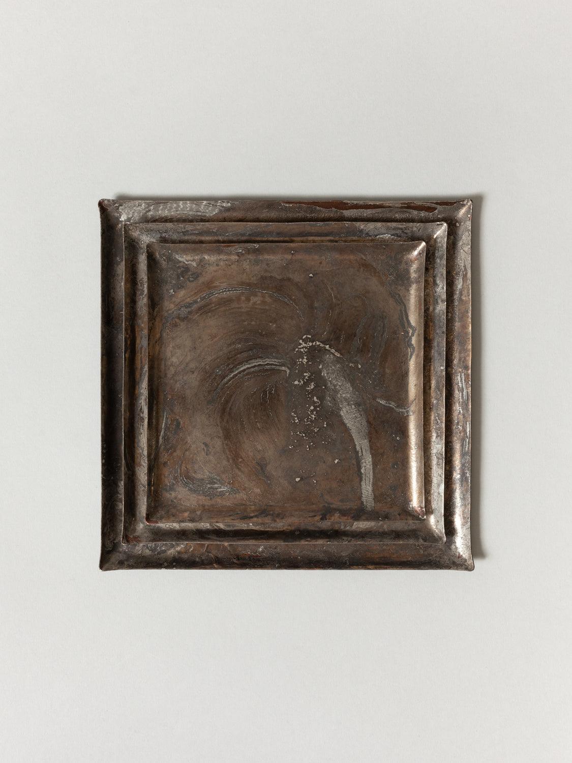 Fujita Swirl Plate - Square