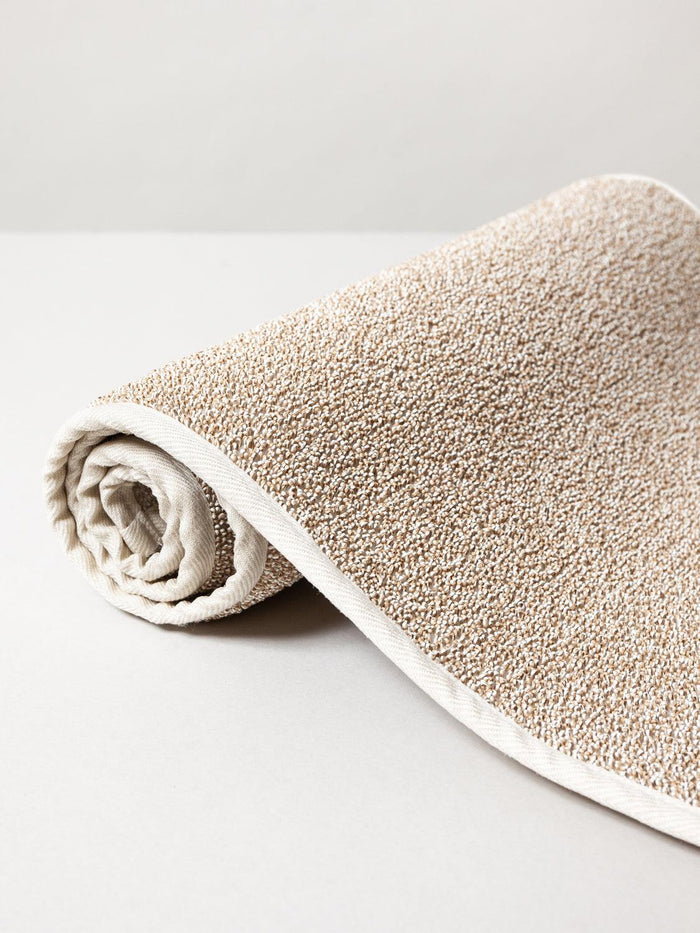 Sasawashi Bath Mat Beige, Long
