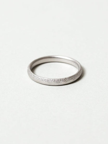 Edge Cast Platinum Wedding Band