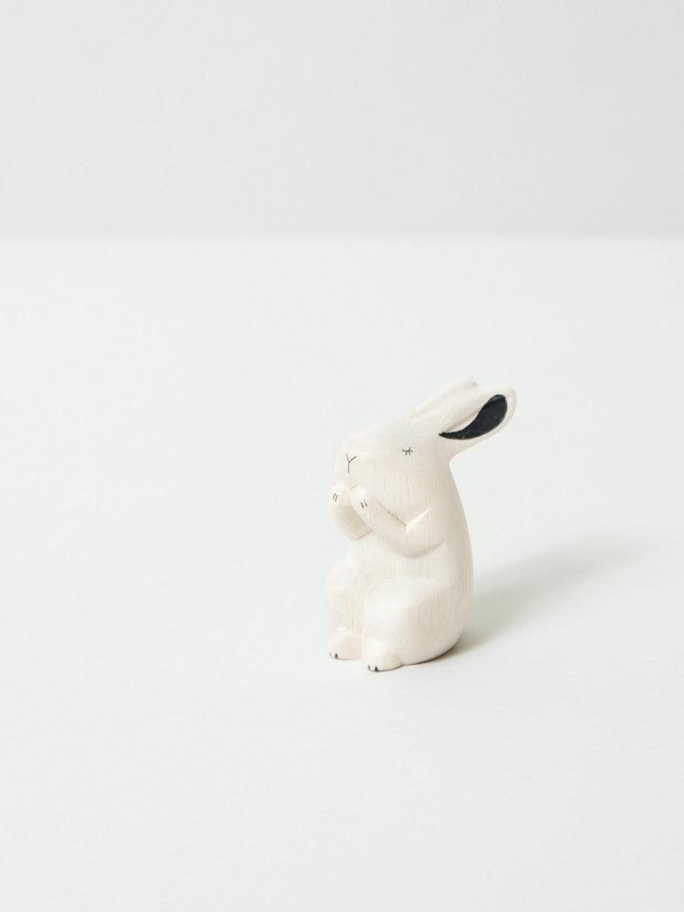 Wooden Animal - Bunny - rikumo japan made